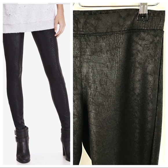 Express Snakeskin Leggings 